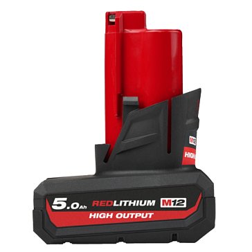 Изображение товара Аккумулятор Milwaukee M12 HIGH OUTPUT HB5 12V 5 Ач профессиональный для строительных инструментов