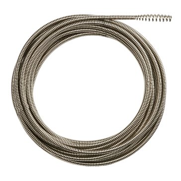Изображение товара Тросик Milwaukee 48532671, 6 мм х 10.5 м, с грушевидным наконечником, для ручной барабанной прочистной машины M18