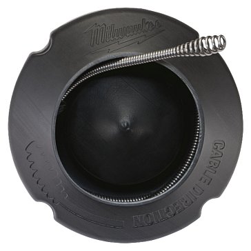 Изображение товара Тросик для прочистной машины Milwaukee 48532581, 8 мм x 7.6 м spiral, bulb auger + барабан