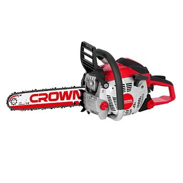 Изображение товара Бензиновая цепная пила Crown CT20198-14, 40.2 см³, шина 14 дюймов, полупрофессиональная
