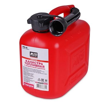Изображение товара Канистра топливная AVS TPK-05 A78361S 5л пластик красная вертикальная