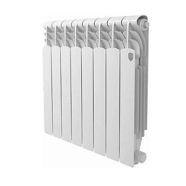 Изображение товара Алюминиевый радиатор Royal Thermo Revolution A 500 8 секций белый для системы отопления