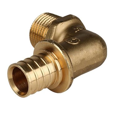 Изображение товара Угольник-переходник Stout SFA-0005-002012 20x1/2 латунь для горячей воды