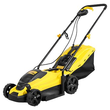 Изображение товара Электрическая газонокосилка Champion EM3313 с травосборником 35 л