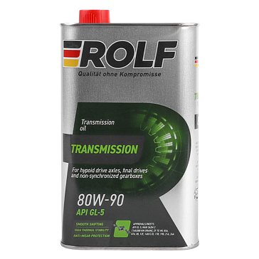 Изображение товара Масло трансмиссионное Rolf Transmission SAE 80W-90 API GL-5 1 л 9333305
