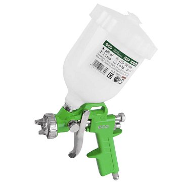 Изображение товара Краскораспылитель ECO SG-1000H25U (объем бачка 0.6 л, расход воздуха 350 л/мин)