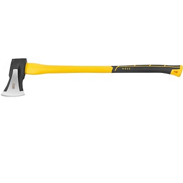 Изображение товара Топор-колун "ушастый" кованый Fit 46176, фиберглассовая длинная ручка 800 мм, 3000 гр