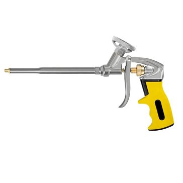 Изображение товара Пистолет для монтажной пены Fit 14287, Профи, алюминиевый корпус, прорезиненная ручка