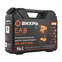 Аккумуляторная дрель-шуруповерт Вихрь ДА-18Л-2КА 72/14/25