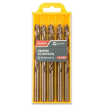 Изображение товара Сверло по металлу Cutop EXPERT 53-488, 7,5х109 мм, 5 шт. 