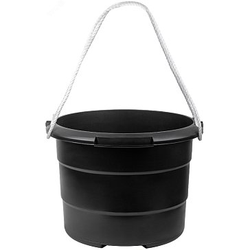 Изображение товара Ведро строительное пластиковое для переноски раствора Fit 04100, усиленные стенки, канатные ручки 40 л