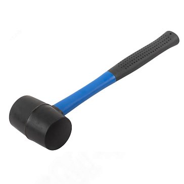 Изображение товара Киянка резиновая Mos 45341М, стеклопластиковая ручка, 230 гр.