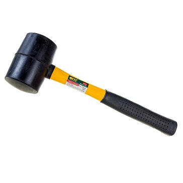 Изображение товара Киянка резиновая Fit 45494, фиберглассовая ручка, 65 мм, 680 гр