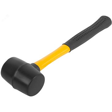 Изображение товара Киянка резиновая Fit 45491, фиберглассовая ручка 45 мм (230 гр)