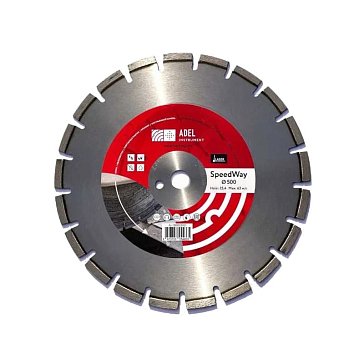 Изображение товара Диск алмазный Adel Instrument SpeedWay 00-00016501, Ø500*4.0*25.4 