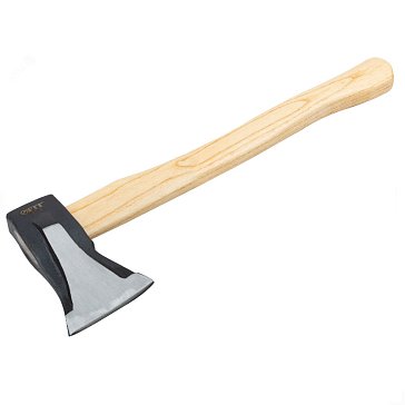Изображение товара Топор-колун Fit 46152, ушастый, кованый, деревянная ручка, 1000 гр.