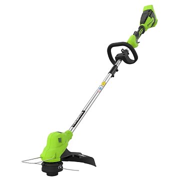 Изображение товара Триммер аккумуляторный Greenworks GD40LT 40V 2112207UB, 38см , с 1 АКБ 4Ач и ЗУ, леска