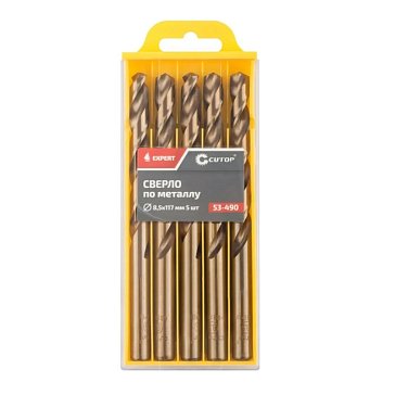 Изображение товара Сверло по металлу Cutop EXPERT 53-490, 8,5х117 мм (5 шт)