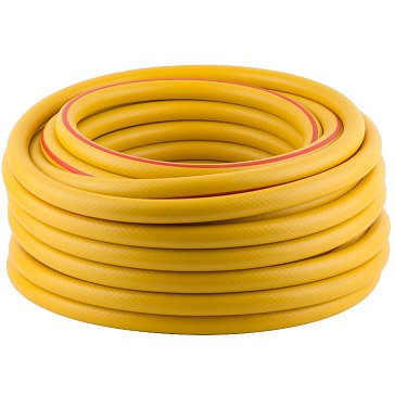 Изображение товара Поливочный армированный шланг Курс 76318 желтый 25 м 3/4 дюйма