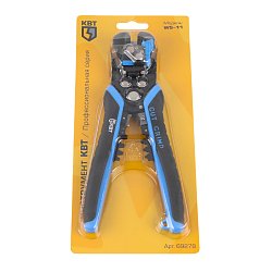 Автоматический многофункциональный стриппер КВТ WS-11 69278, 4 в 1, для провода сечением 0,5-10,0 кв.мм