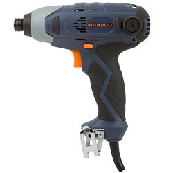 Шуруповерт электрический Max-Pro 85040, ударный, 240 Вт, 0-3600 об/мин, 0-4200 уд/мин