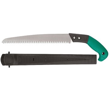 Изображение товара Ножовка садовая Fit 40595, с ножнами, крупный зуб 5 TPI, 3D заточка, 300 мм 