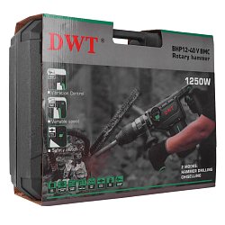 Перфоратор DWT SDS-MAX BHP12-40 V BMC, 1250Вт, SDS-Max, 10Дж