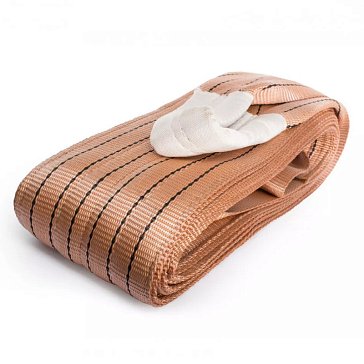 Изображение товара Строп текстильный TOR СТП 11656444, 6 т, 6 м, коричневый, петлевой