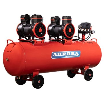 Изображение товара Aurora PASSAT-120 BLACK 39010 компрессор безмасляный коаксиальный 640 л/мин 8 бар 120 л