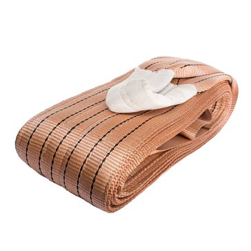 Изображение товара Текстильный грузовой строп TOR 6 т 5 м 180 мм коричневый Петлевой ленточный