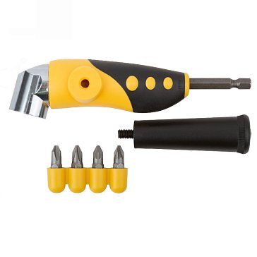 Изображение товара Угловой металлический адаптер FIT 37853 с прорезиненной поверхностью 45 градусов