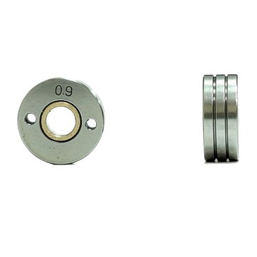 Изображение товара Ролик Aurora 21363 стальной 0.9-1.0 мм диаметр 30 мм V-образная канавка Россия