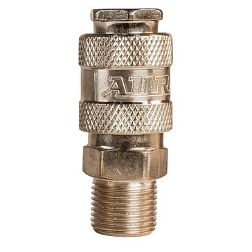 Изображение товара Штуцер Aurora 39252 никелированная сталь наружная резьба 3/8M, мама, Россия