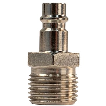 Изображение товара Штуцер Aurora 39242, папа с наружной резьбой 1/2M, никелированная сталь, уп. 1шт