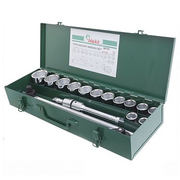 Изображение товара Набор инструментов Hans 6617A на 3/4" дюйм, 17 предметов