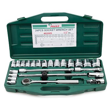 Изображение товара Набор универсальный Hans 4626MB, 8-32 мм, 24 предмета, в пластиковом кейсе