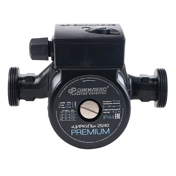 Изображение товара Циркуляционный насос Джилекс Циркуль 25/40 PREMIUM для отопления и водоснабжения