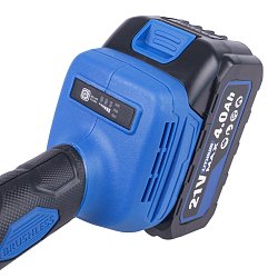 Машина шлифовальная угловая бесщеточная Redbo OAG-21/125BL, 21 В, 1*4 Ач, под Makita LXT