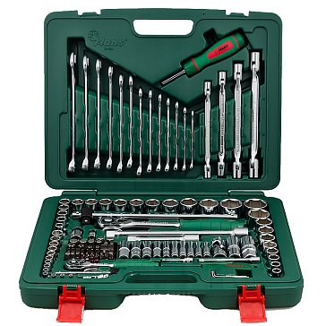 Изображение товара Универсальный набор инструментов Hans TK-124 124 предмета для авто и дома