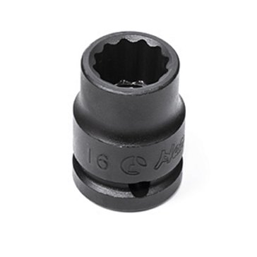 Изображение товара Ударная головка Hans 84402M16 1/2 дюйма 16 мм внутренняя двенадцатигранная