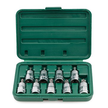 Изображение товара Набор головок Hans 46024-9, TORX 1/2", T20-60, 9 шт.
