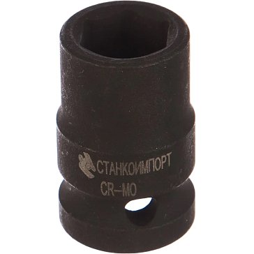 Изображение товара Короткая ударная головка Станкоимпорт CS-12.22.19 на 1/2", 19 мм