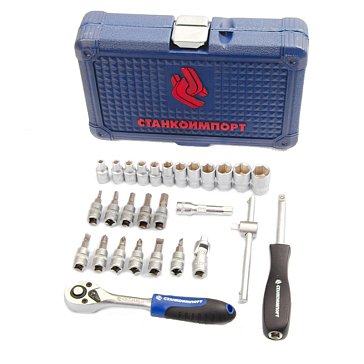 Изображение товара Набор инструментов Станкоимпорт CS-2028PMQ, на 1/4", 28 предметов