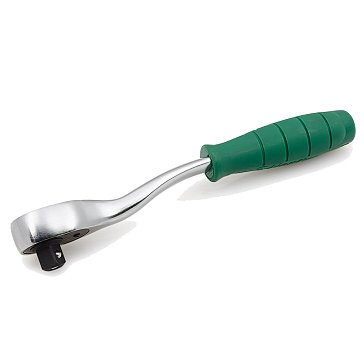 Изображение товара Трещотка Hans 2162GQ, 1/4", с быстрым сбросом, с изогнутой рукояткой, 72 зуба 