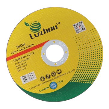 Изображение товара Круг отрезной по металлу Lvzhou KOL12512 125x1.2x22.2 мм