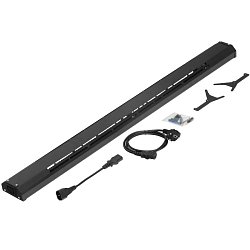 Конвектор электрический Denzel ATRIC-300 98135, плинтусный, 230 В, черный, 300 Вт, ТЭН