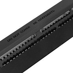 Конвектор электрический Denzel ATRIC-300 98135, плинтусный, 230 В, черный, 300 Вт, ТЭН