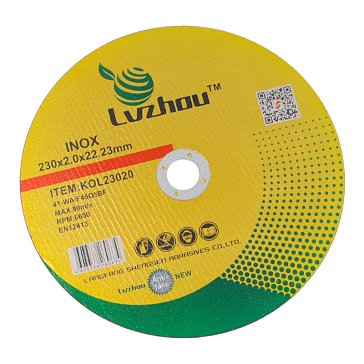 Изображение товара Круг отрезной по металлу Lvzhou KOL23020 230x2.0x22.23 мм