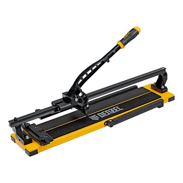 Изображение товара Плиткорез Denzel 877014, рельсовый, 600х16мм, каретка на подшипниках, стальная станина, усиленная рукоятка-пенал