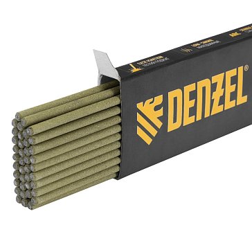 Изображение товара Электроды Denzel DER-46 GoldLine 97500, диам. 3 мм, 1 кг., рутил-целлюлозное покрытие